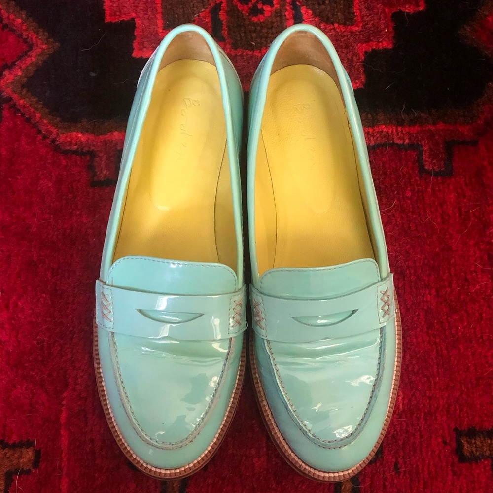 BODEN patent leather loafers